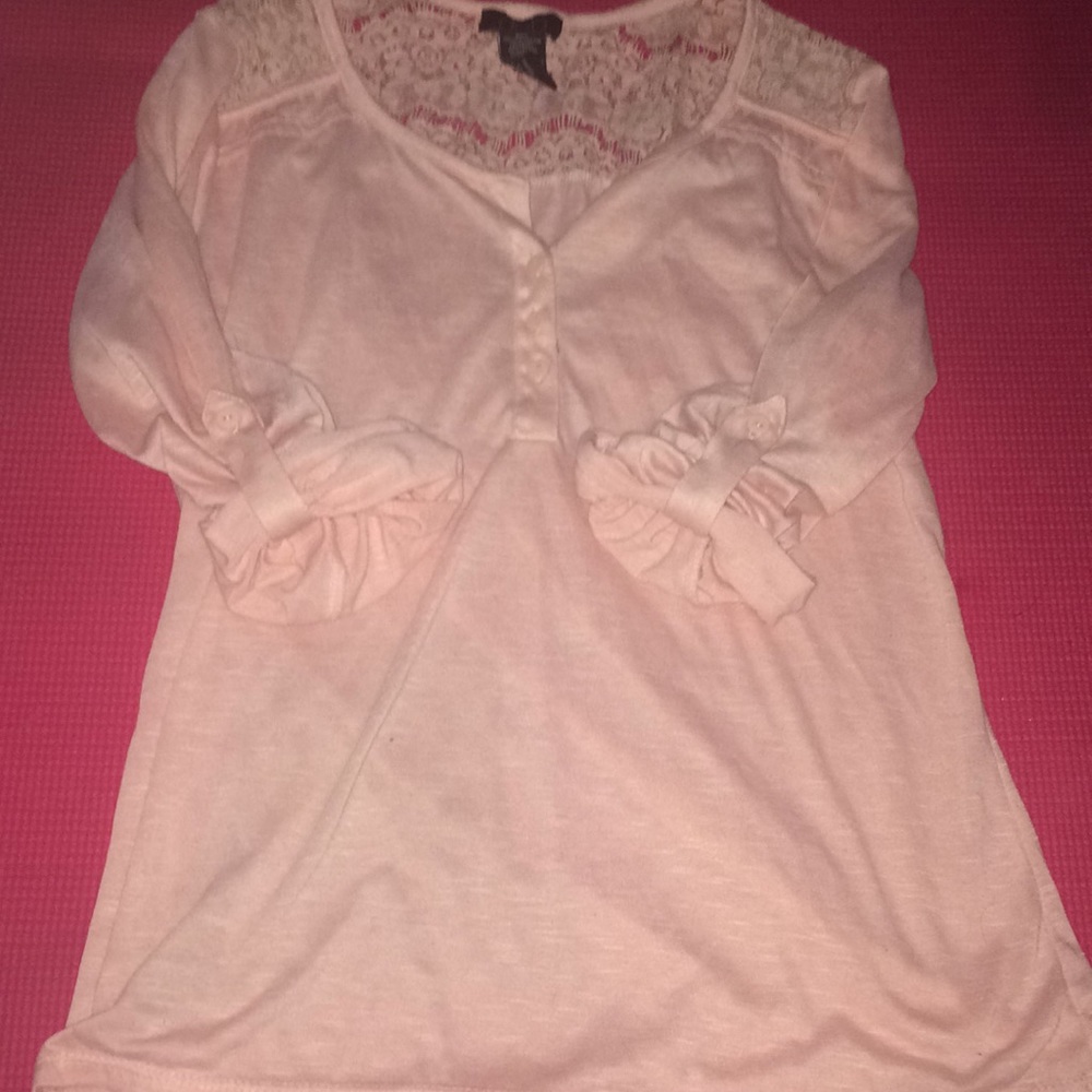 Deb Pink 3/4 length Shirt